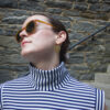 Turtle Neck Striped T-Shirt - Image 2
